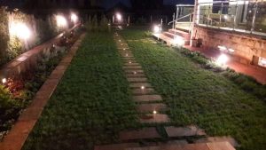 out door lighting installation