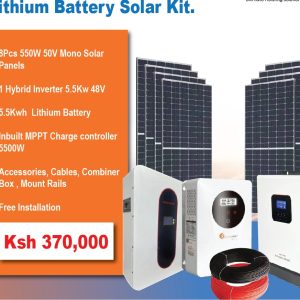 5.5KW Lithium Battery Solar Kit for Sale in Nairobi