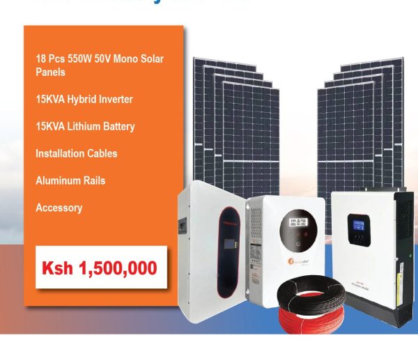 15KW Lithium Battery Solar Kit for Sale in Nairobi