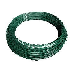 Green Razor Barbed Wire in Kenya