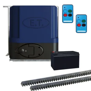 ET DRIVE 500 ON PLATE Gate Motor Kit with Steel Rack