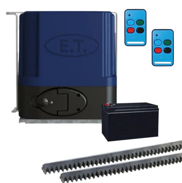 ET DRIVE 500 ON PLATE Gate Motor Kit with Steel Rack