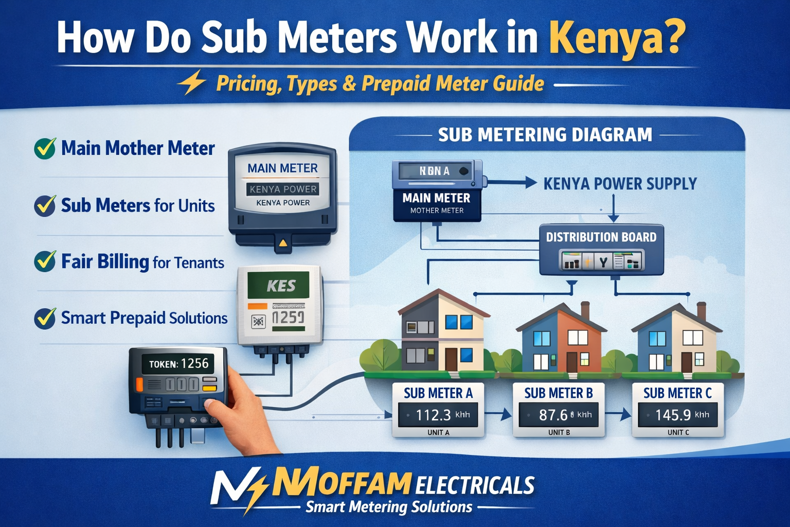 How Do Sub Meters Work in Kenya? Prices, Types & Prepaid Meter Guide